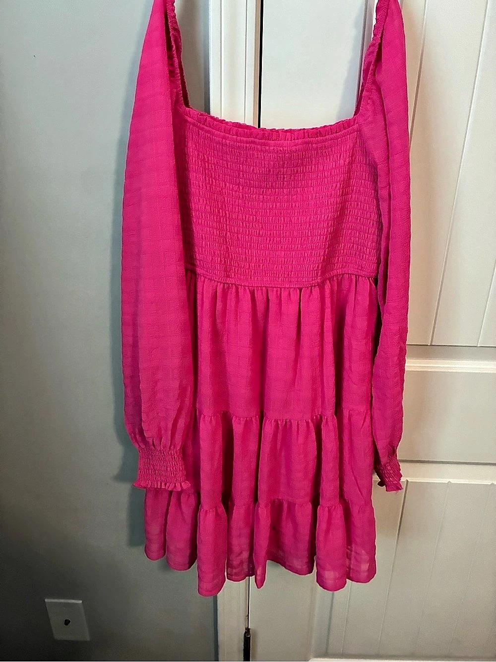 LoveShackFancy Pink Mini Dress Size Xl Like New